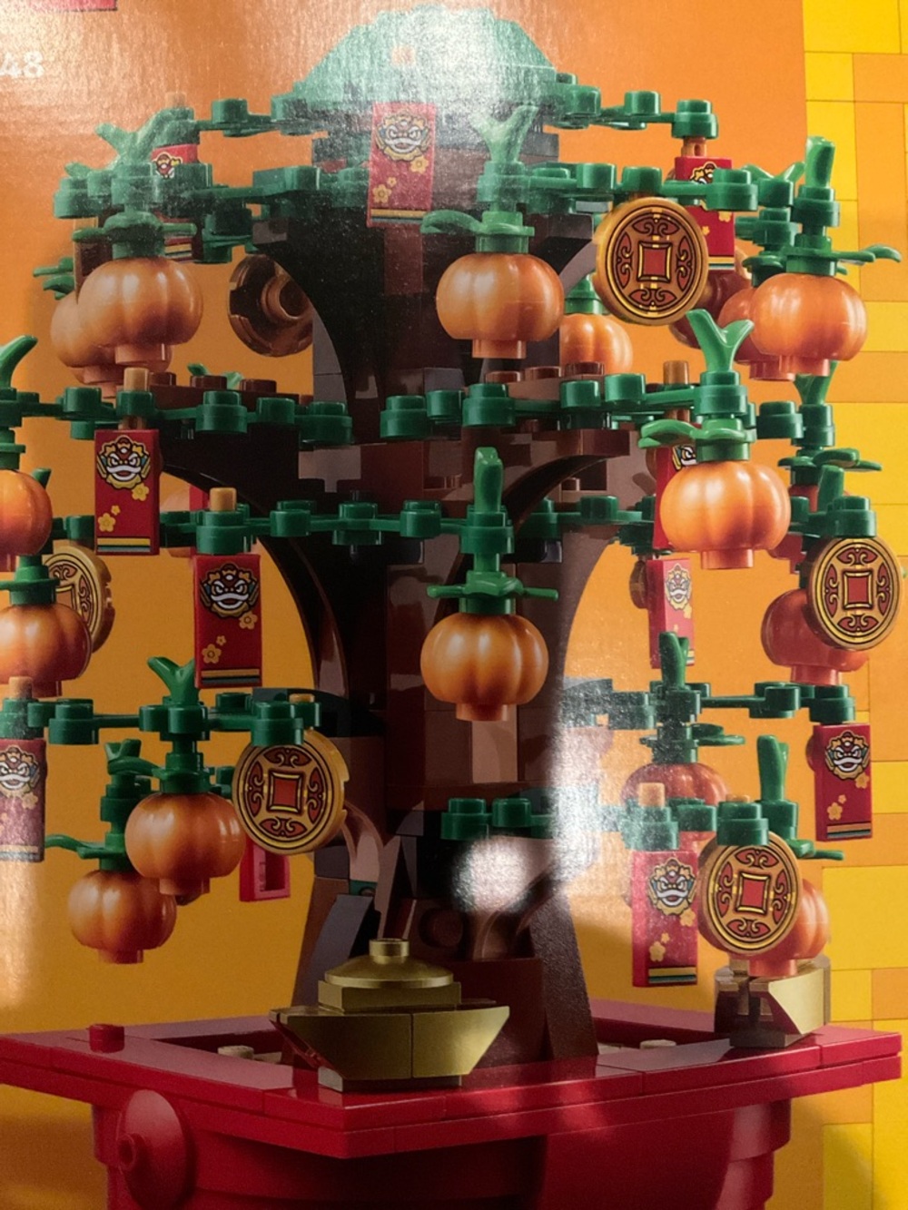 LEGO Orange Pumpkin Tree with Green Foliage - 40648
